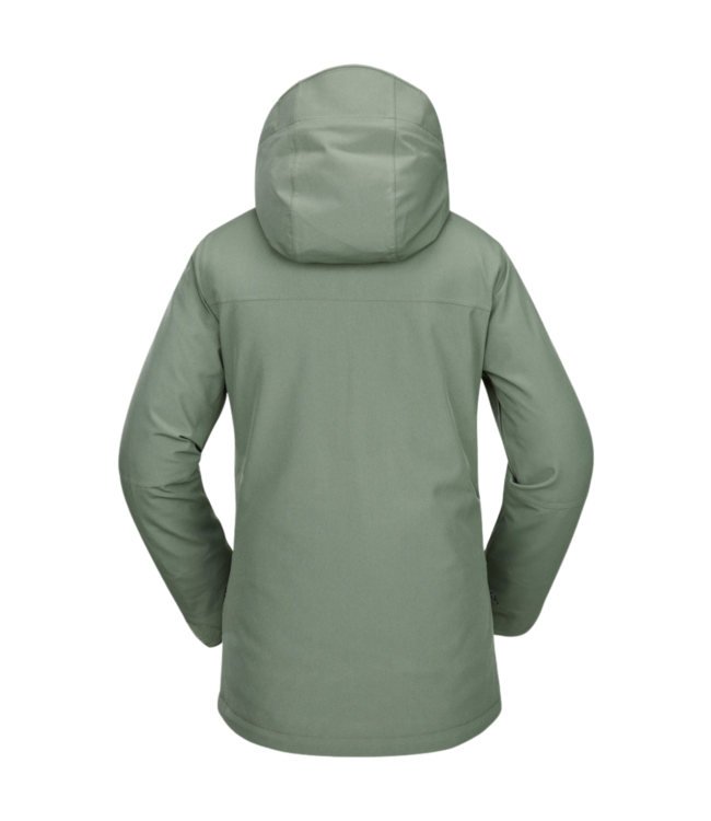 VOLCOM WOMENS SHELTER 3D STRETCH JACKET LICHEN GREEN 2025