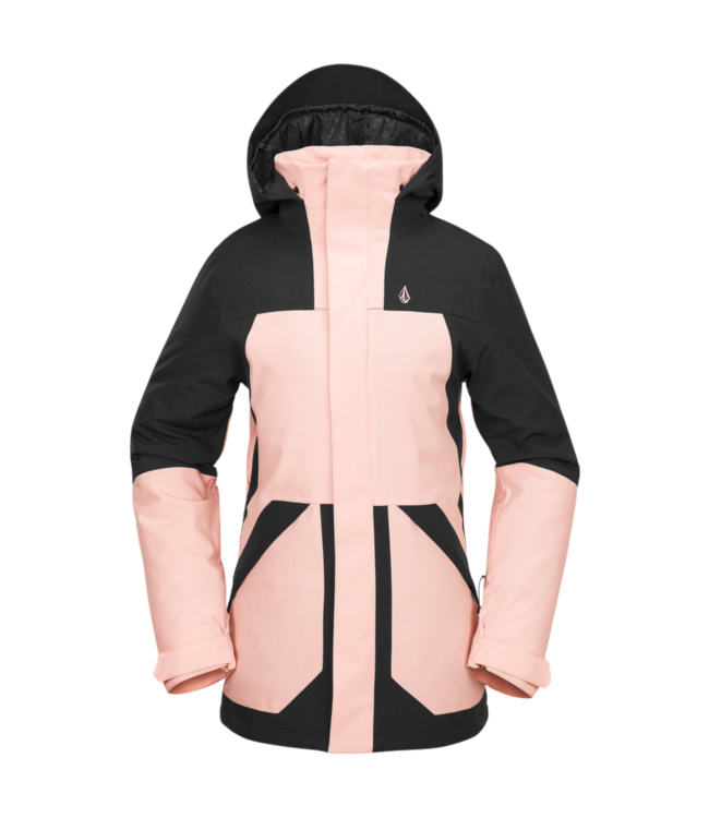 VOLCOM WOMENS SHELTER 3D STRETCH JACKET CORAL HAZE 2025
