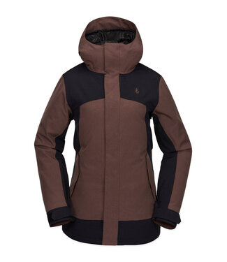 VOLCOM VOLCOM WOMENS STONEY SHADOW INSULATED JACKET MAHOGANY 2025
