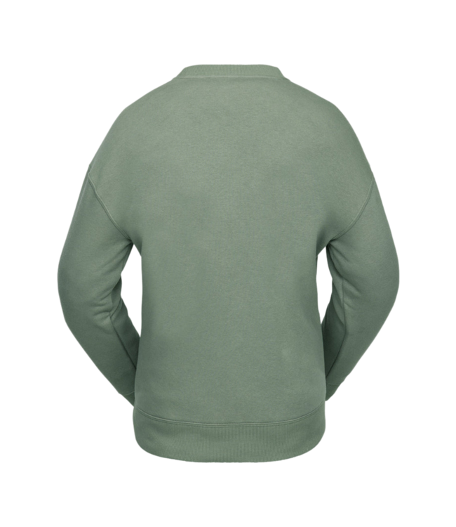 VOLCOM WOMENS ESSENTIAL CREW LICHEN GREEN 2025