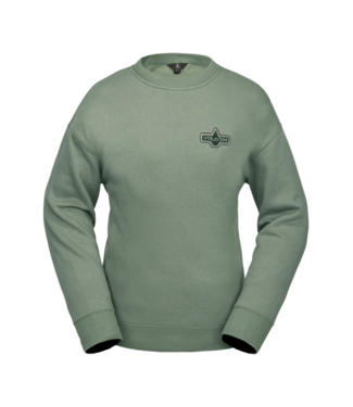 VOLCOM VOLCOM WOMENS ESSENTIAL CREW LICHEN GREEN 2025