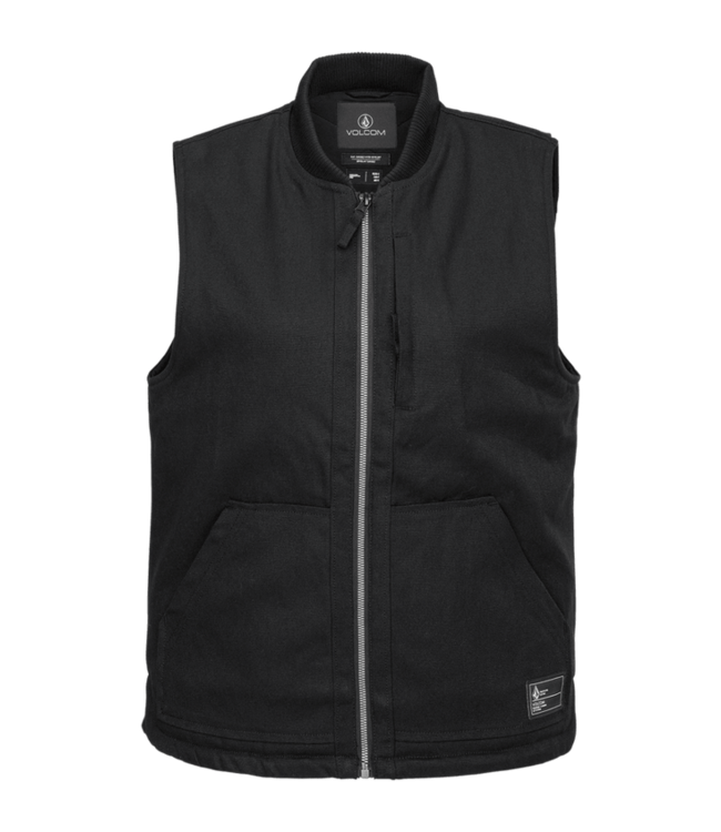 VOLCOM WOMENS STONE CASTINE VEST BLACK 2025