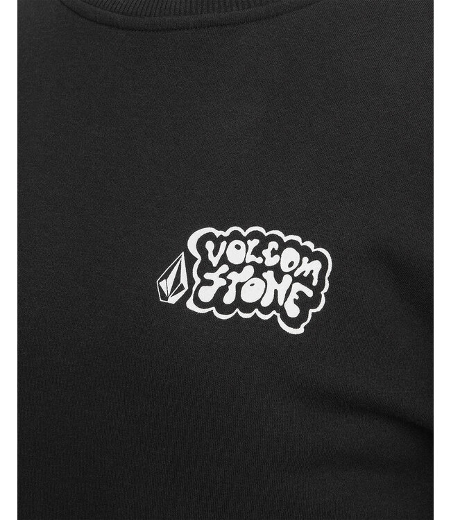 VOLCOM WOMENS ESSENTIAL CREW BLACK 2025