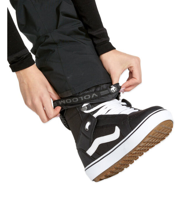 VOLCOM WOMENS ELM STRETCH GORE BIB PANT BLACK 2025