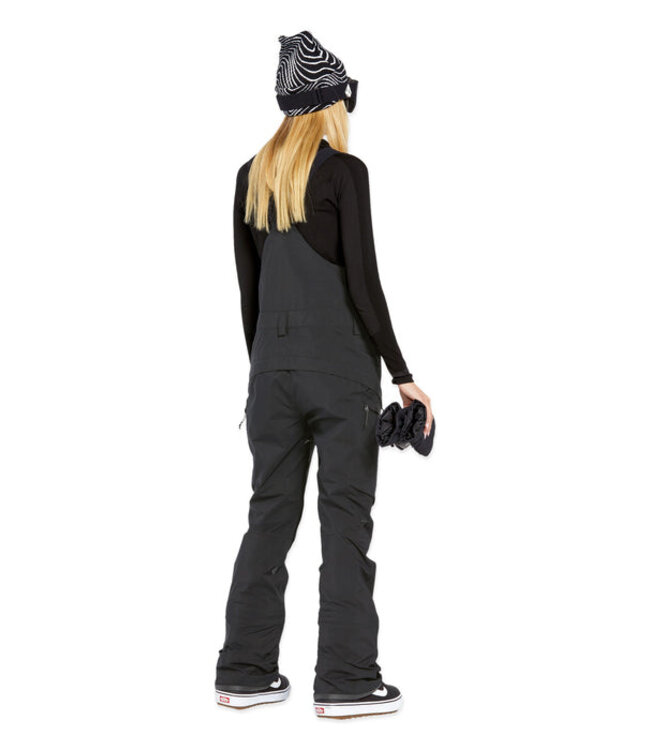 VOLCOM WOMENS ELM STRETCH GORE BIB PANT BLACK 2025