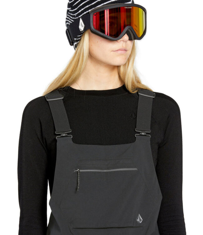 VOLCOM WOMENS ELM STRETCH GORE BIB PANT BLACK 2025