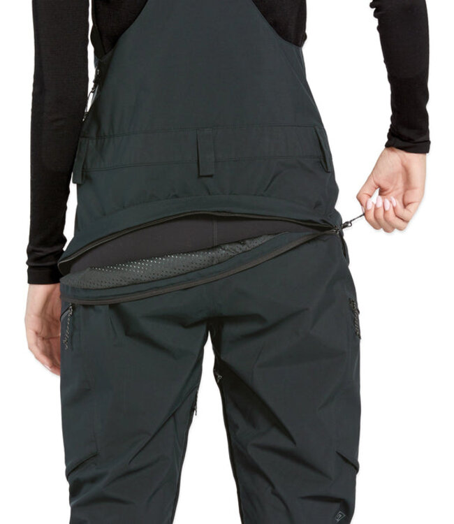 VOLCOM WOMENS ELM STRETCH GORE BIB PANT BLACK 2025