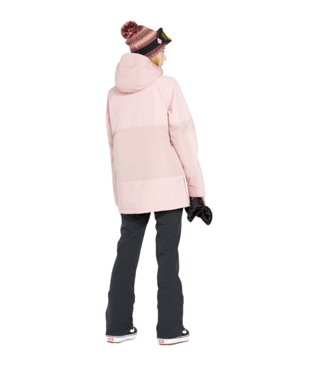 VOLCOM WOMENS LARX 2L TDS INFRARED PARKA ADOBE ROSE 2025
