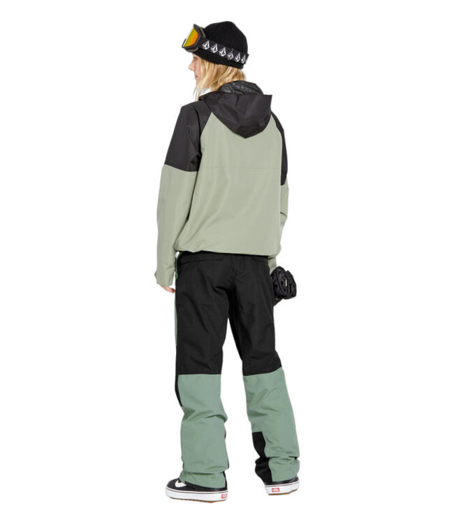 VOLCOM WOMENS STONE MICA 20K PANT LICHEN GREEN 2025