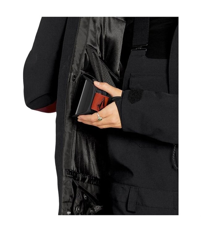 VOLCOM WOMENS SHELTER 3D STRETCH JACKET BURGUNDY 2025