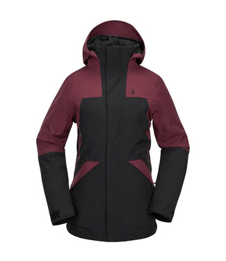 VOLCOM VOLCOM WOMENS SHELTER 3D STRETCH JACKET BURGUNDY 2025