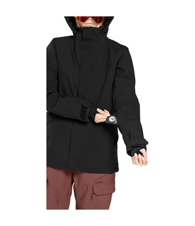 VOLCOM WOMENS SHELTER 3D STRETCH JACKET BLACK 2025