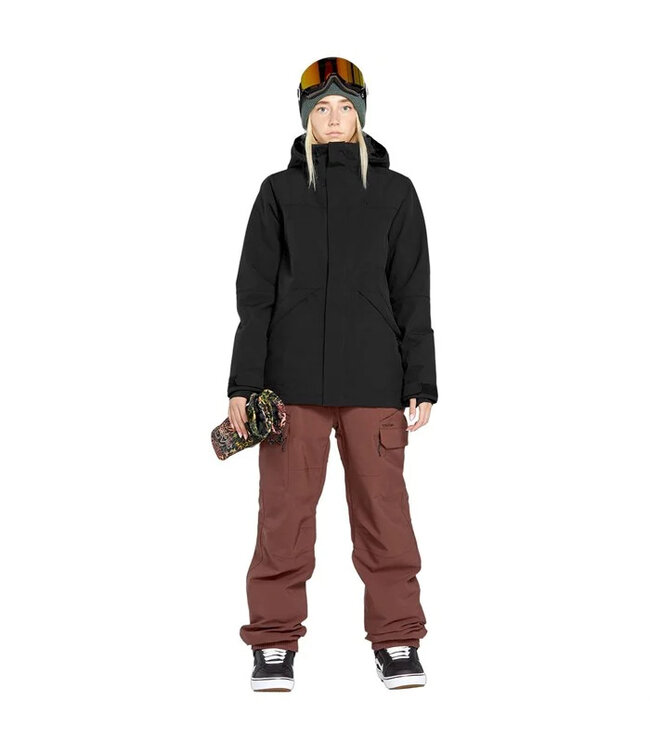 VOLCOM WOMENS SHELTER 3D STRETCH JACKET BLACK 2025