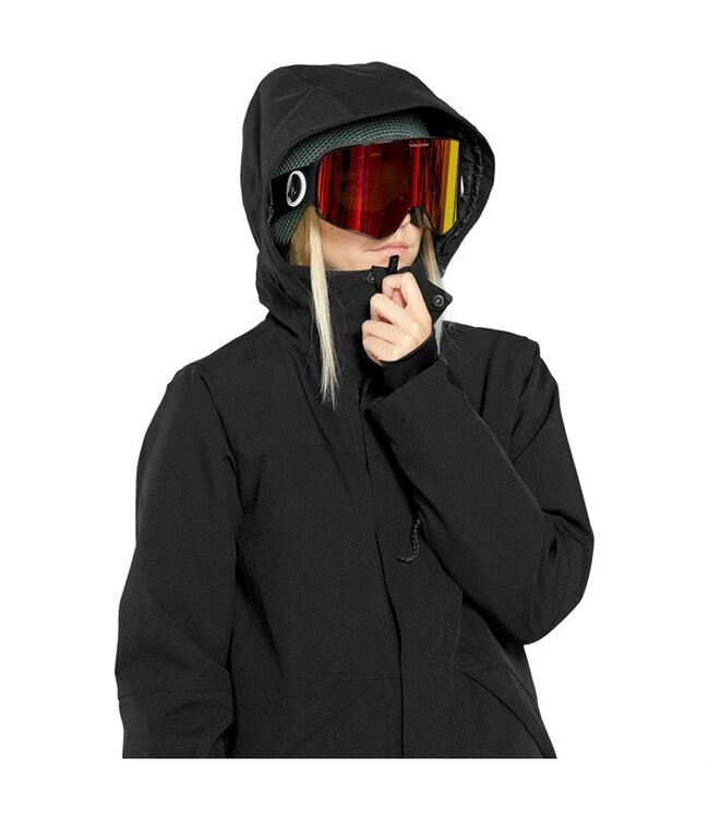 VOLCOM WOMENS SHELTER 3D STRETCH JACKET BLACK 2025