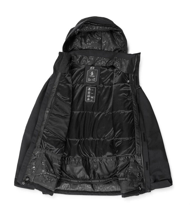 VOLCOM WOMENS SHELTER 3D STRETCH JACKET BLACK 2025