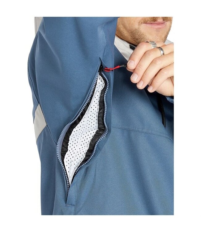 VOLCOM LONGO 20K PULLOVER JACKET INDIGO 2025