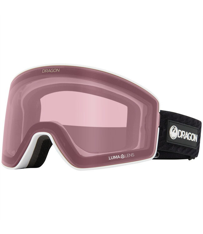 DRAGON PXV2 GOGGLE ICON w/ LL RED ION + LL LIGHT ROSE 2025