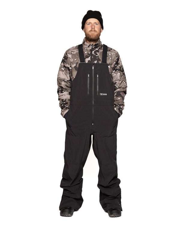 L1 HURON BIB PANT BLACK 2025