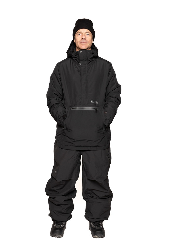 L1 AFTERSHOCK JACKET BLACK 2025 - ONE Boardshop