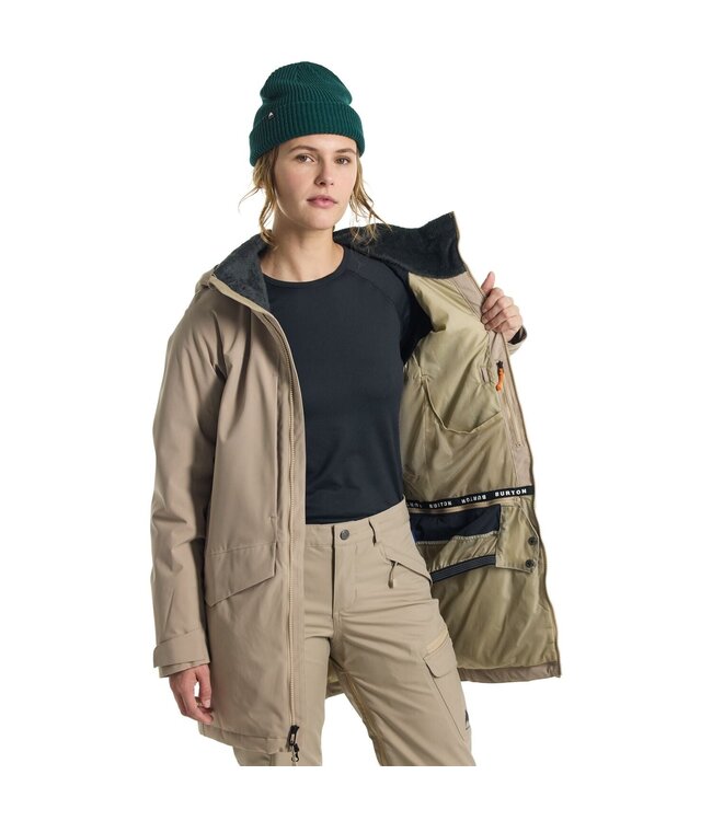 BURTON WOMENS PROWESS JACKET 2.0 SUMMIT TAUPE 2025