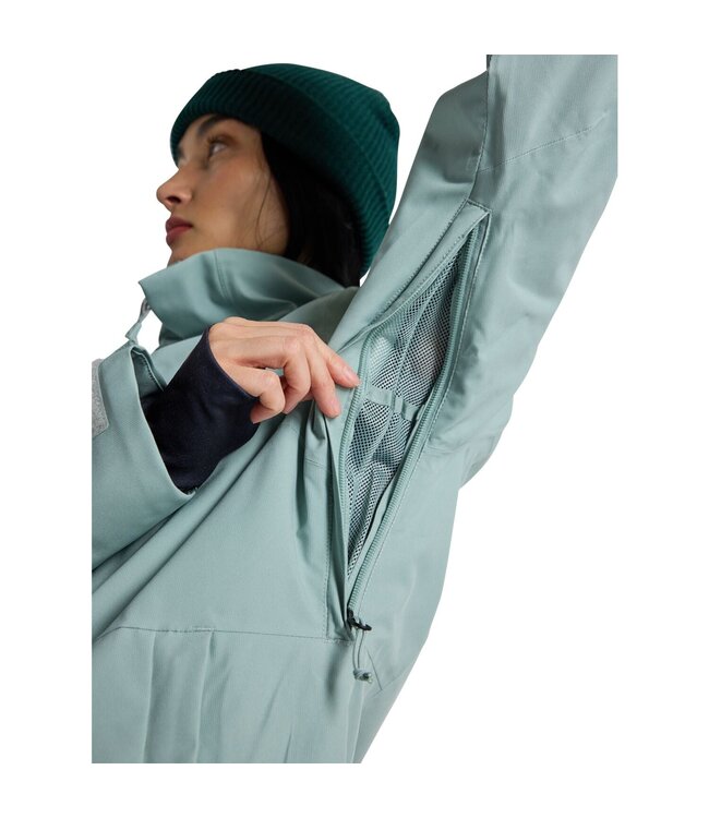 BURTON WOMENS JET RIDGE JACKET PETROL GREEN 2025
