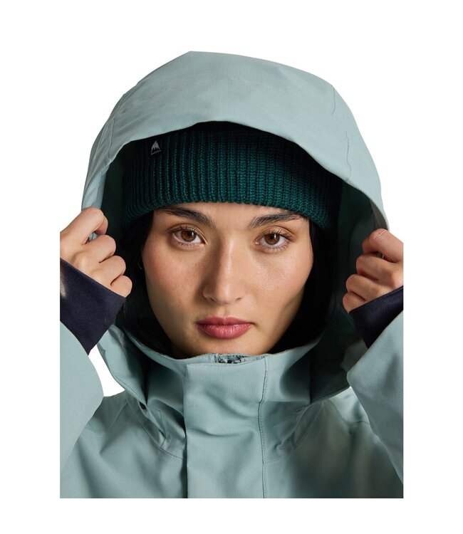 BURTON WOMENS JET RIDGE JACKET PETROL GREEN 2025
