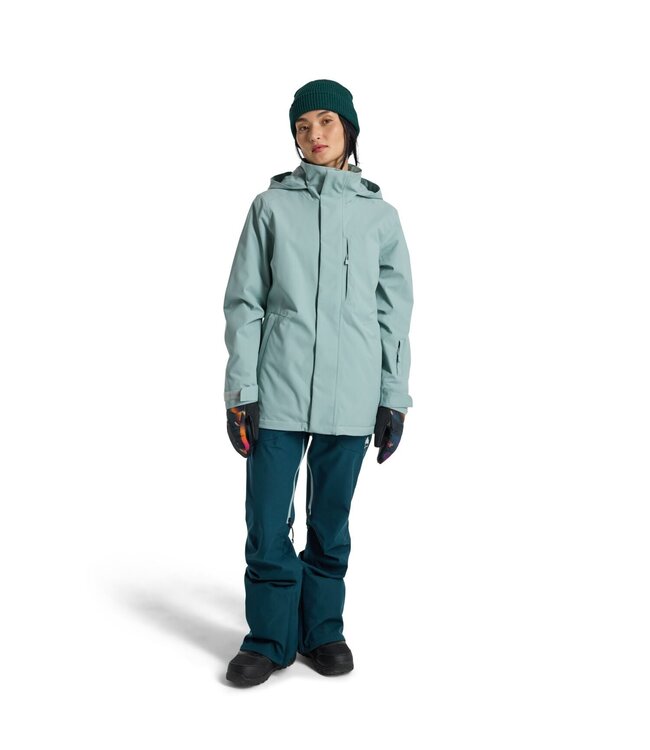 BURTON WOMENS JET RIDGE JACKET PETROL GREEN 2025