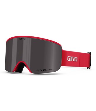 GIRO GIRO AXIS GOGGLE RED & BLACK THIRDS w/ VIVID SMOKE + VIVID INFRARED 2025