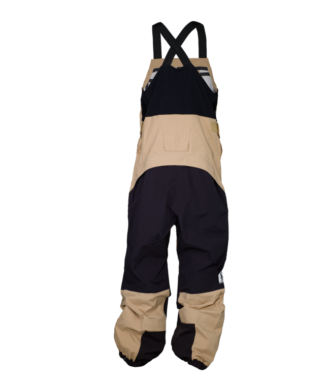 FORUM 3-LAYER BACKCOUNTRY BIB PANT BLACK/DESERT KHAKI 2025