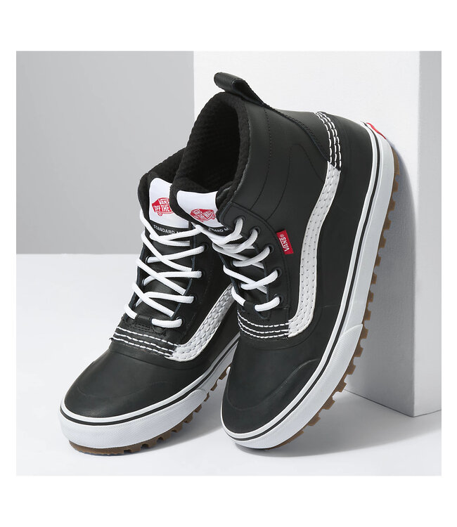 VANS WOMENS MTE STANDARD MID SNOW BOOT BLACK/WHITE