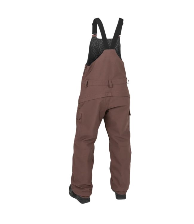 VOLCOM WOMENS CRESTON 3D STRETCH BIB PANT MAHOGANY 2025