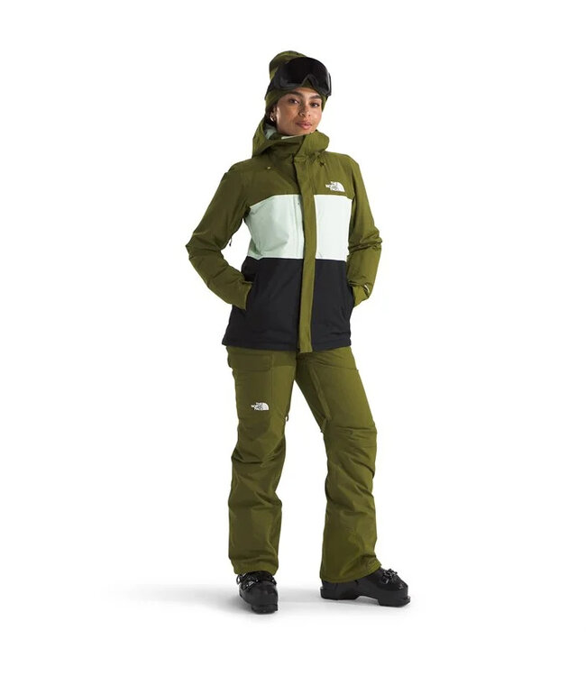 TNF WOMENS FREEDOM INSULATED BIB PANT REGULAR FOREST OLIVE