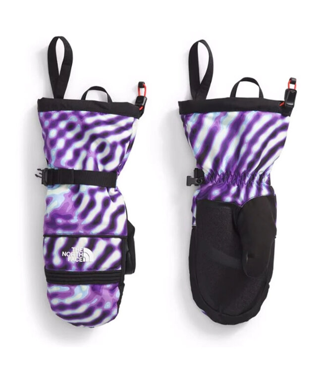 THE NORTH FACE WOMENS MONTANA SKI MITT PURPLE THE LIFT PRINT 2025