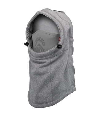 AIRHOLE AIRHOLE AIRHOOD POLAR FLEECE LASER HEATHER GREY 2025