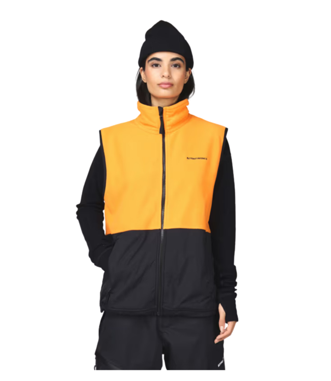 BEYOND MEDALS FLEECE VEST ORANGE 2025
