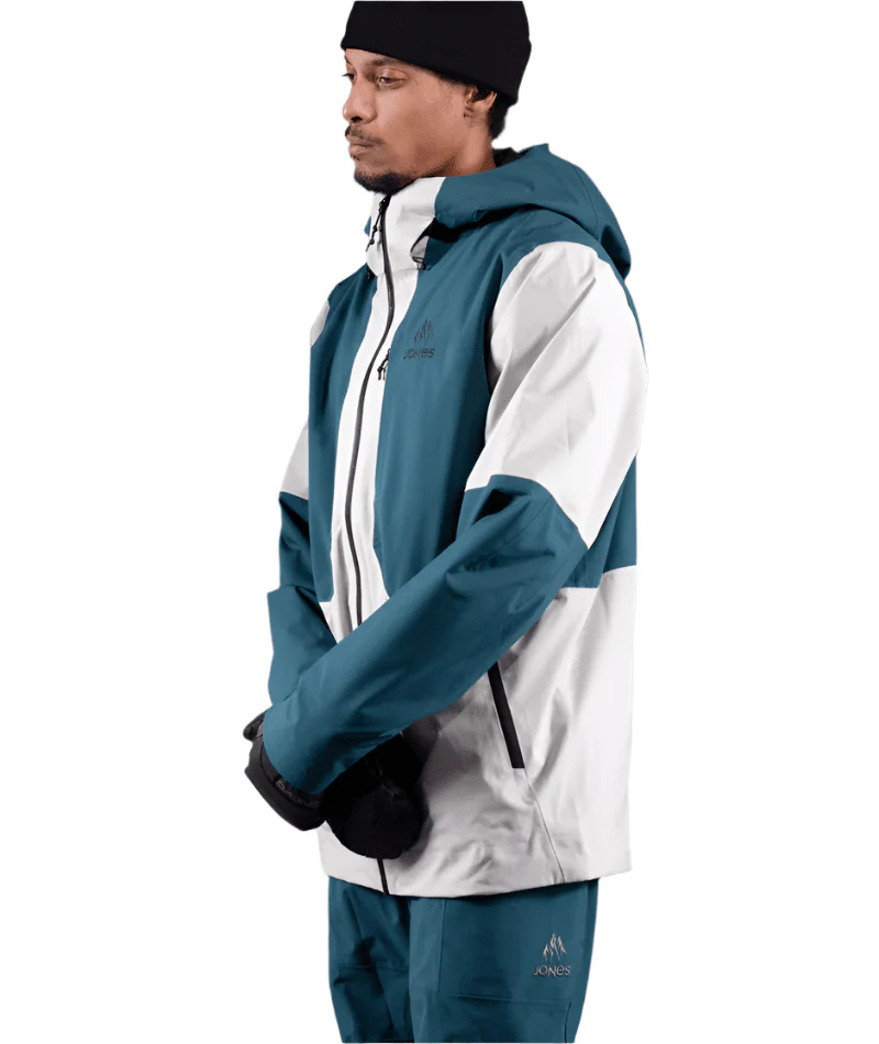 JONES MOUNTAIN SURF RECYCLED SHELL JACKET SMOKE GREY 2025 - ONE Boardshop