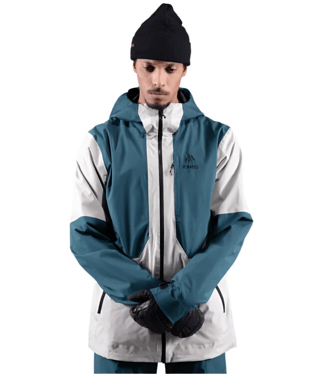 JONES MOUNTAIN SURF RECYCLED SHELL JACKET SMOKE GREY 2025