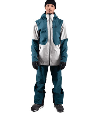 JONES JONES MOUNTAIN SURF RECYCLED SHELL JACKET SMOKE GREY 2025