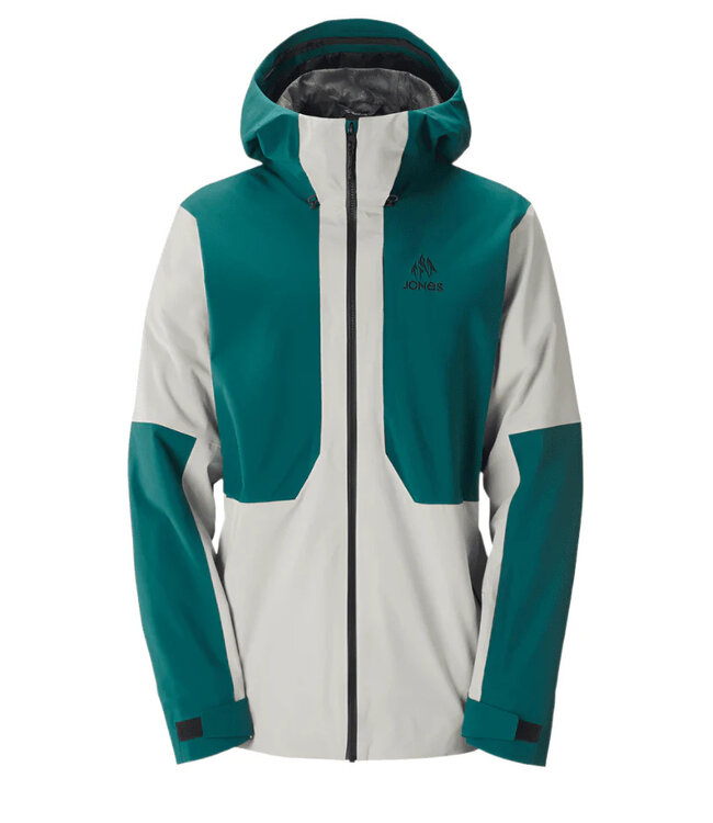 JONES MOUNTAIN SURF RECYCLED SHELL JACKET SMOKE GREY 2025