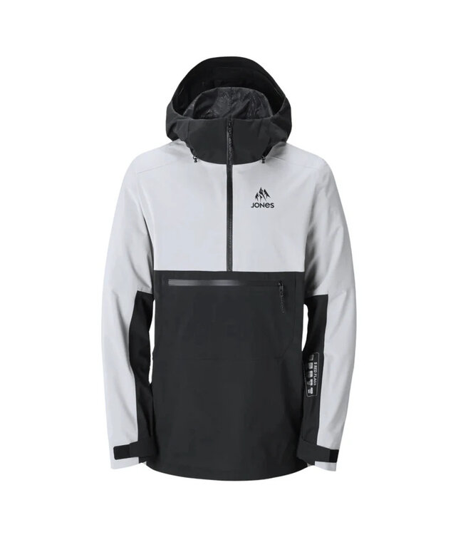 JONES MOUNTAIN SURF RECYCLED ANORAK JACKET SMOKE GREY 2025 - ONE Boardshop JONES MOUNTAIN SURF RECYCLED ANORAK JACKET SMOKE GREY 2025 - ONE Boardshop