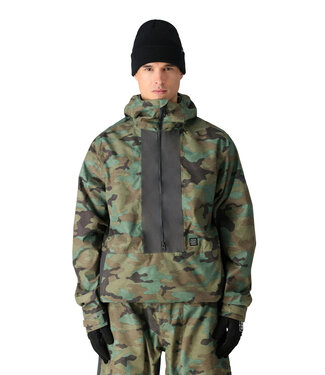 686 686 GHOST 2.5L ANORAK JACKET FATIGUE CAMO COLORBLOCK 2025