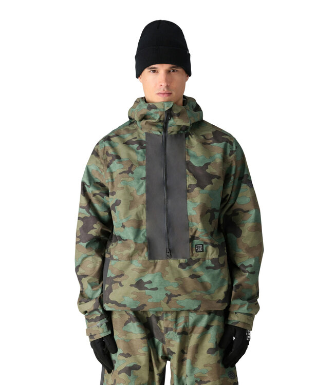 686 GHOST 2.5L ANORAK JACKET FATIGUE CAMO COLORBLOCK 2025