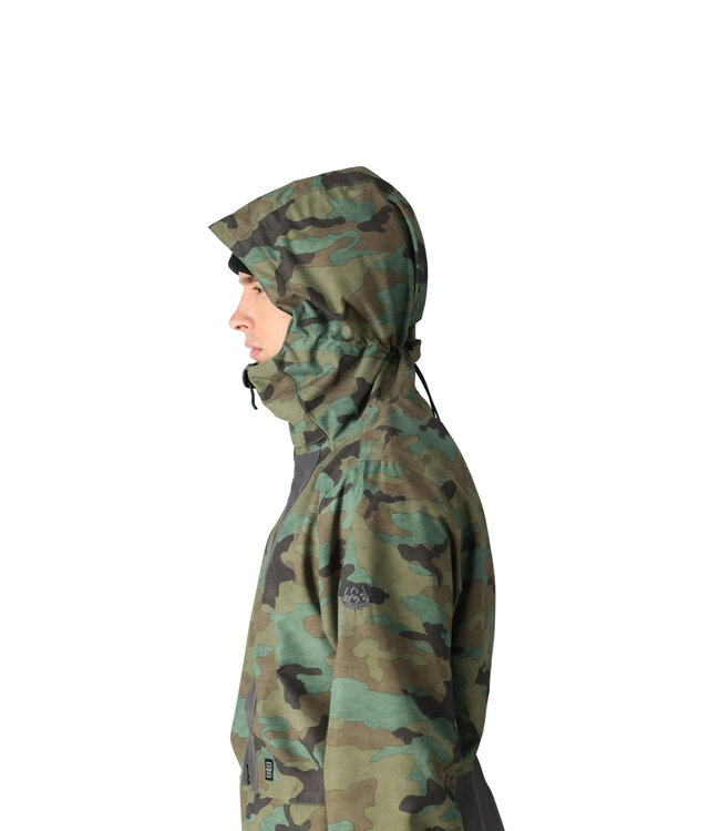 686 GHOST 2.5L ANORAK JACKET FATIGUE CAMO COLORBLOCK 2025