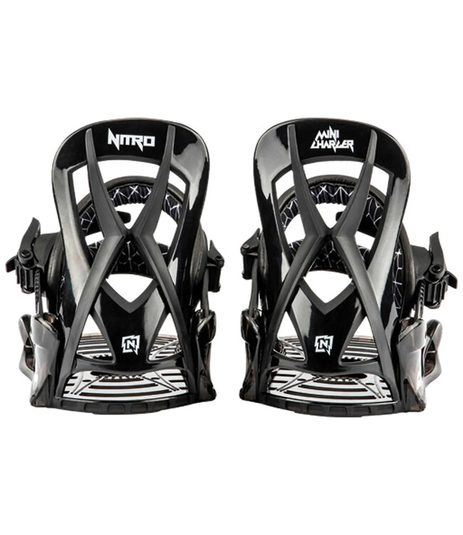 NITRO MICRO CHARGER SNOWBOARD BINDINGS BLACK 2025