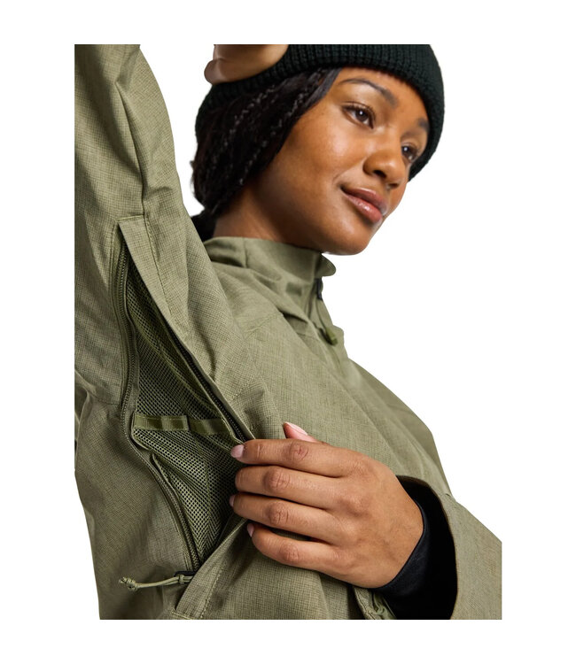 BURTON WOMENS LALIK JACKET FOREST MOSS 2025