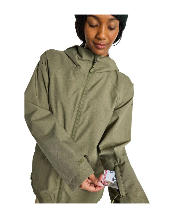 BURTON WOMENS LALIK JACKET FOREST MOSS 2025
