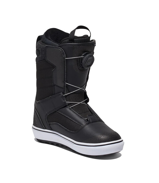 VANS KIDS JUVIE OG SNOWBOARD BOOTS BLACK/WHITE 2025