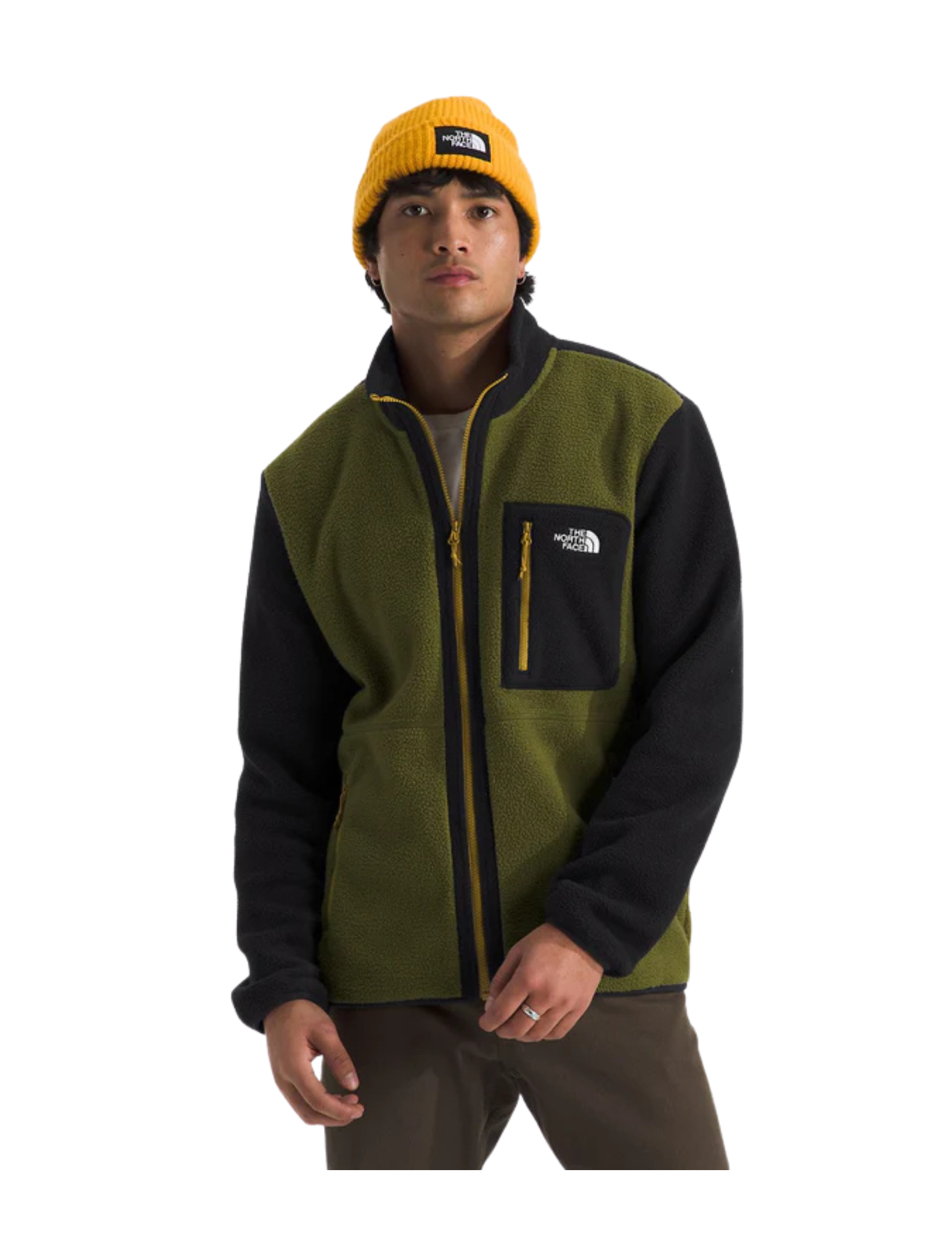 THE NORTH FACE YUMIORI FULL ZIP FOREST OLIVE/BLACK/AMBER GREEN