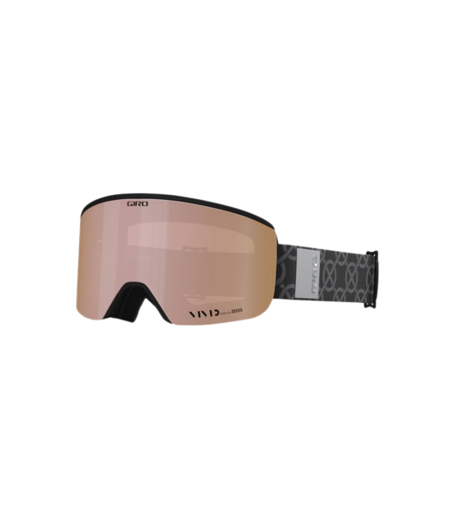 GIRO WOMENS ELLA GOGGLE BLACK MONOGRAM w/ VIVID COPPER + VIVID INFRARED