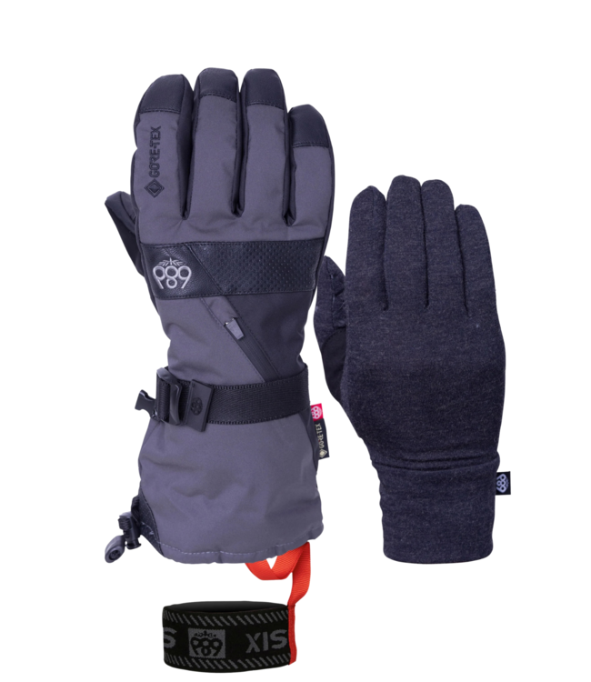 686 GORE-TEX SMARTY 3-IN-1 GAUNTLET GLOVE CHARCOAL 2025